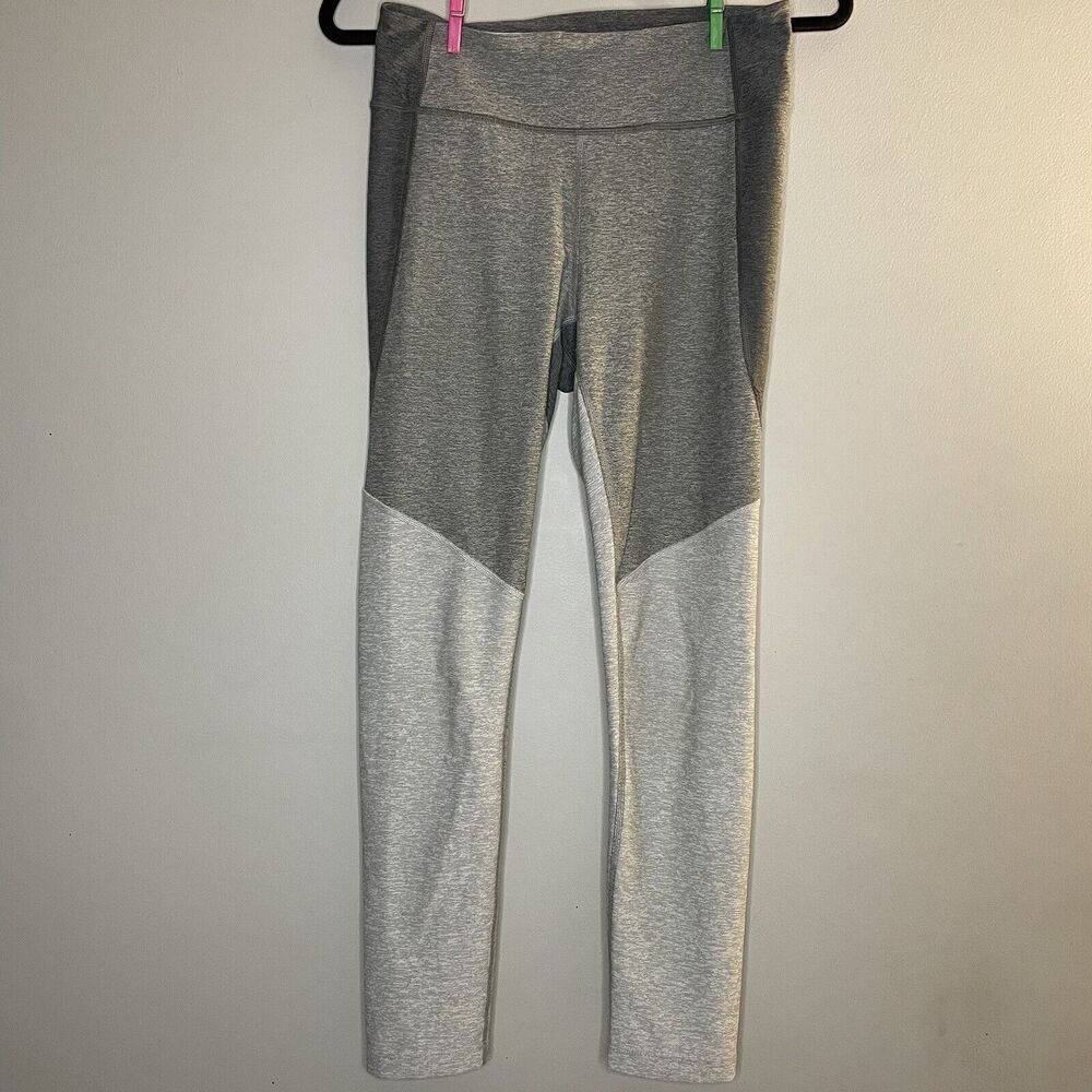 Outdoor Voices Leggings Gray Tri-Color Athletic Ankle Size Medium Activewear